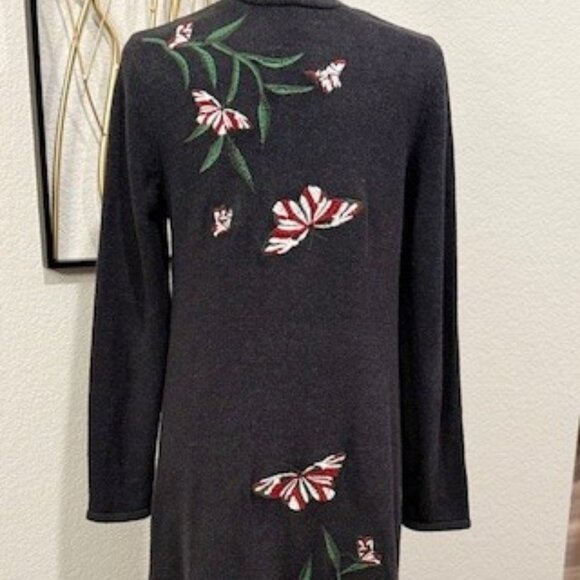 Style & Co. (Macy's) Embroidered Duster Cardigan - Picture 1 of 15
